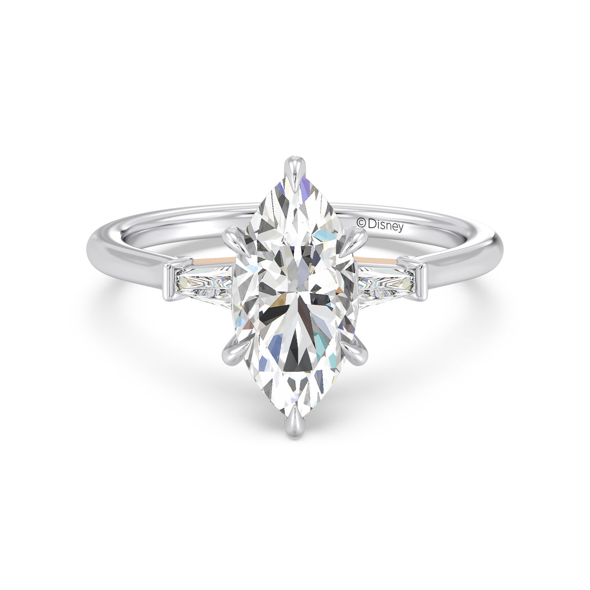 Enchanted Star Lab Grown Diamond And 14K Gold, Disney's Aurora Engagement Ring