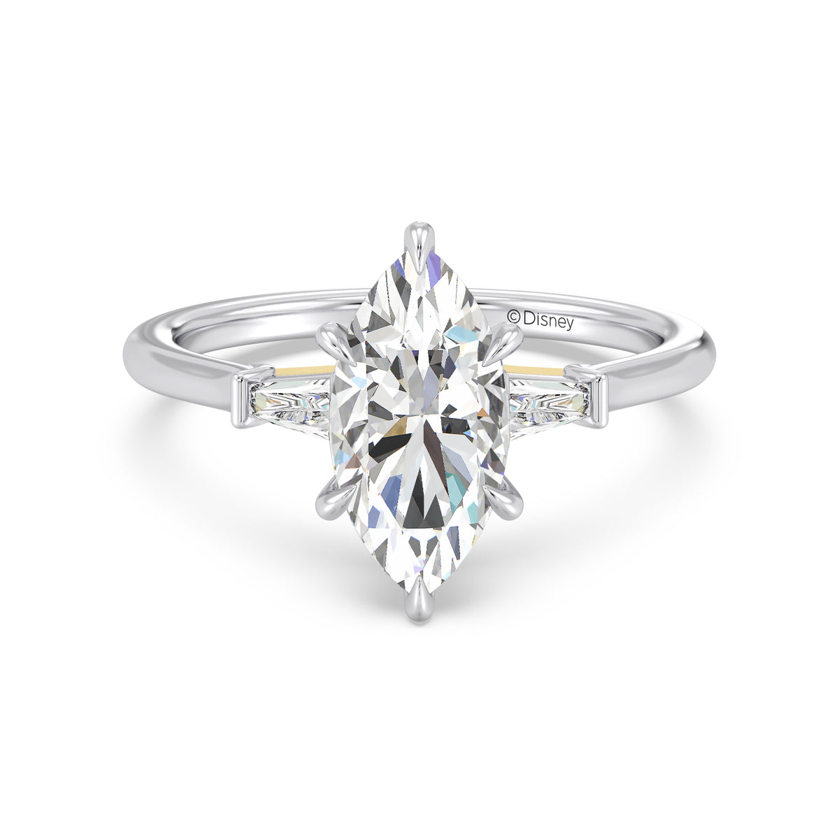 Enchanted Star Lab Grown Diamond And 14K Gold, Disney's Aurora Engagement Ring
