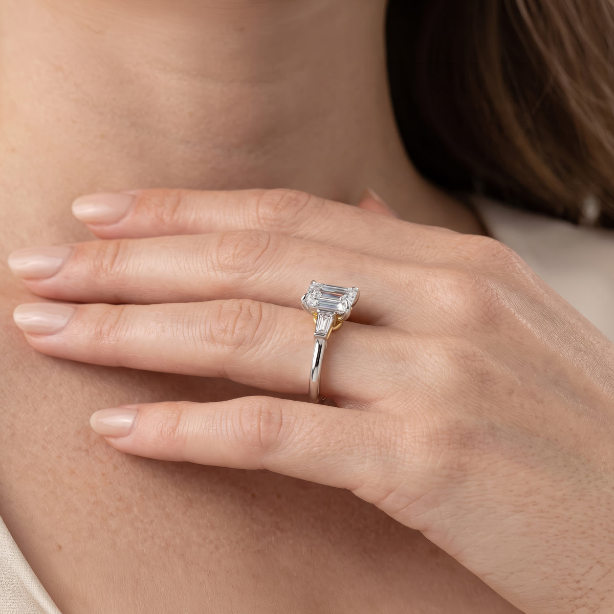 Enchanted Star Lab Grown Diamond And 14K Gold, Disney's Aurora Engagement Ring
