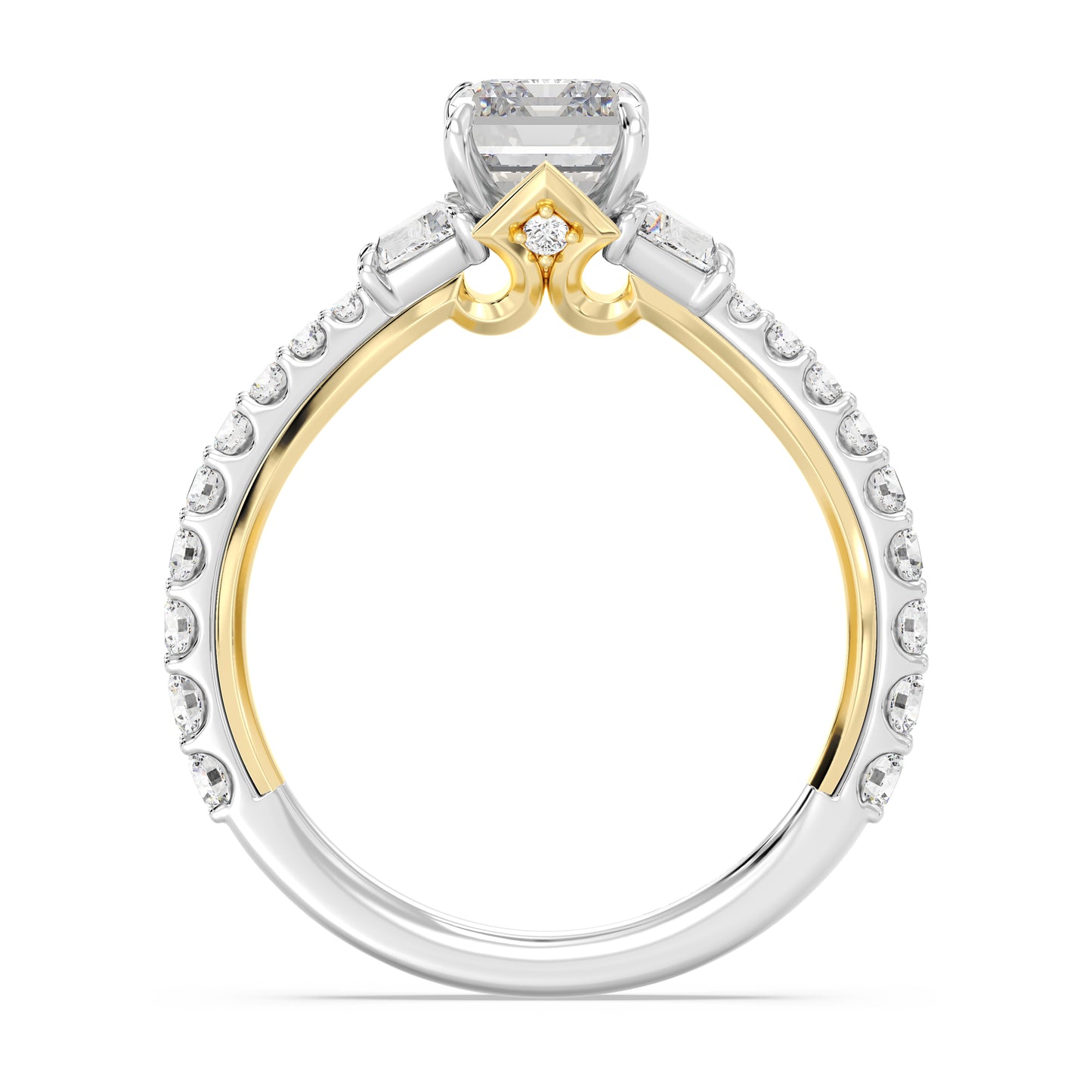 Enchanted Star Lab Grown Diamond And 14K Gold, Disney's Aurora Engagement Ring