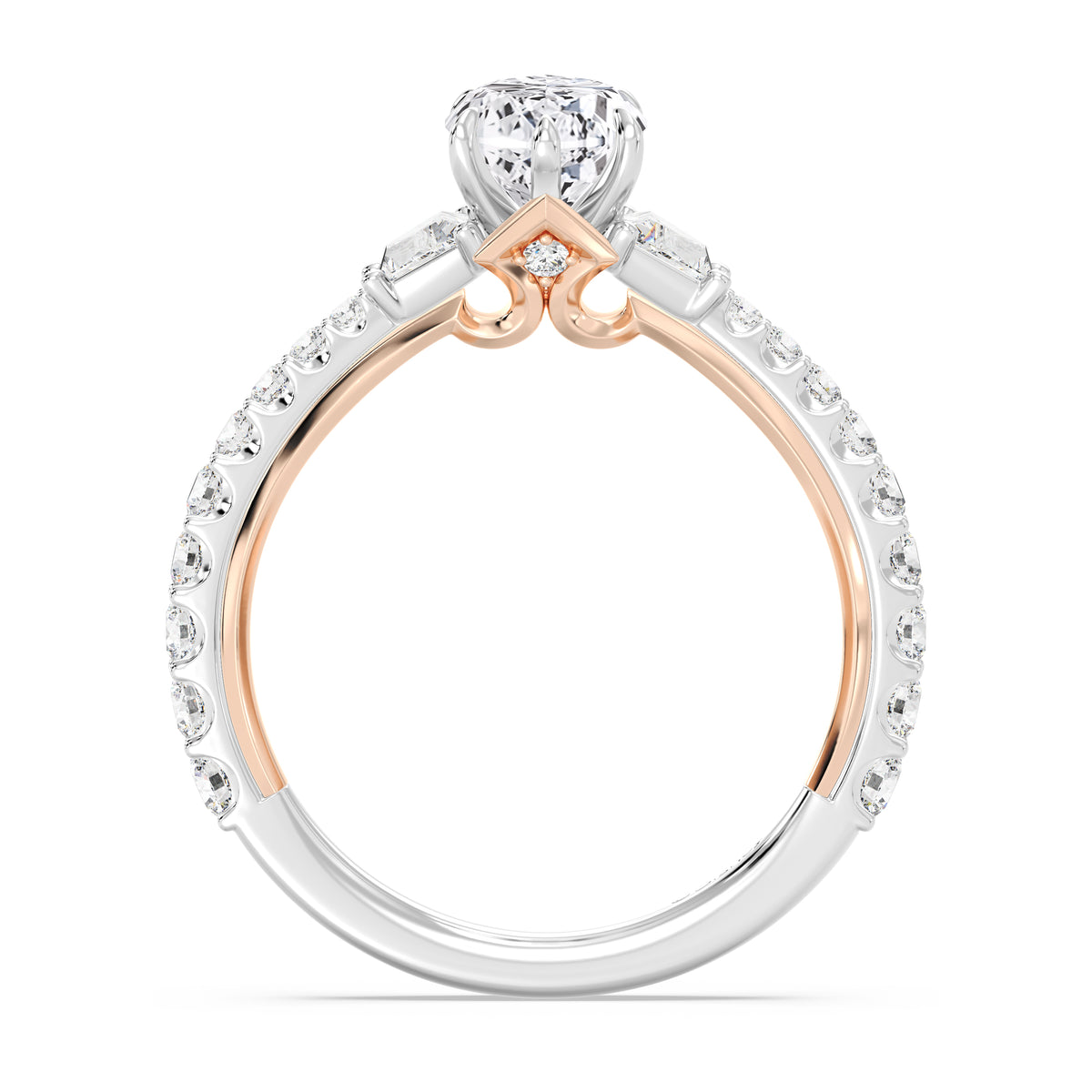 Enchanted Star Lab Grown Diamond And 14K Gold, Disney's Aurora Engagement Ring