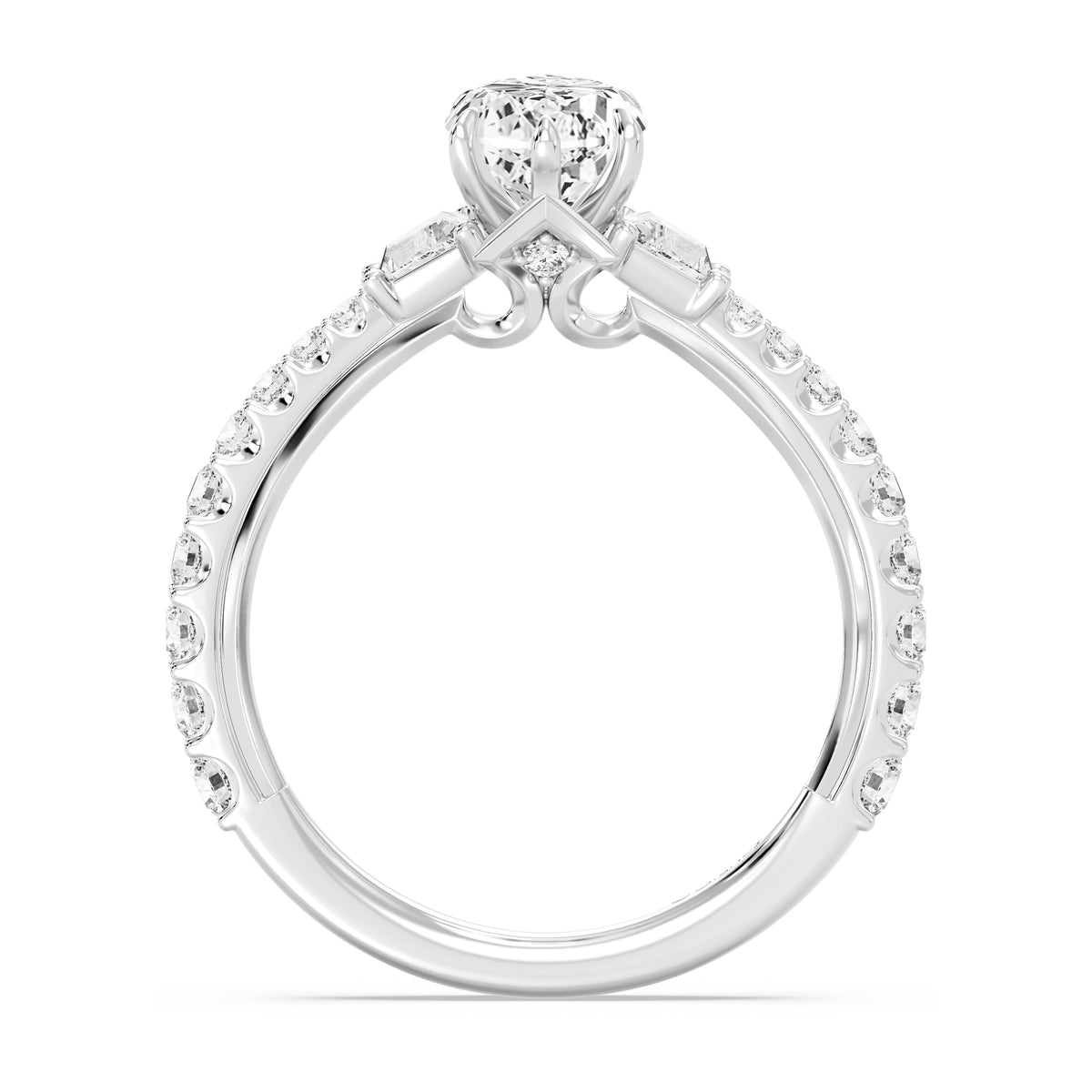 Enchanted Star Lab Grown Diamond And 14K Gold, Disney's Aurora Engagement Ring