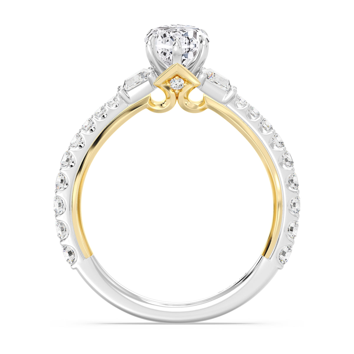 Enchanted Star Lab Grown Diamond And 14K Gold, Disney's Aurora Engagement Ring