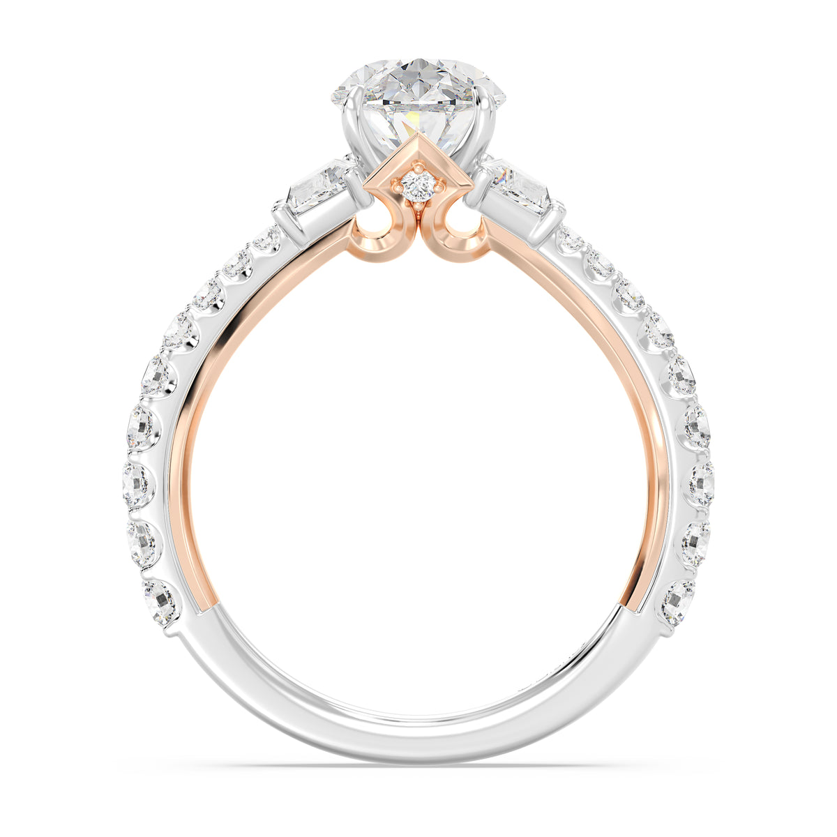 Enchanted Star Lab Grown Diamond And 14K Gold, Disney's Aurora Engagement Ring