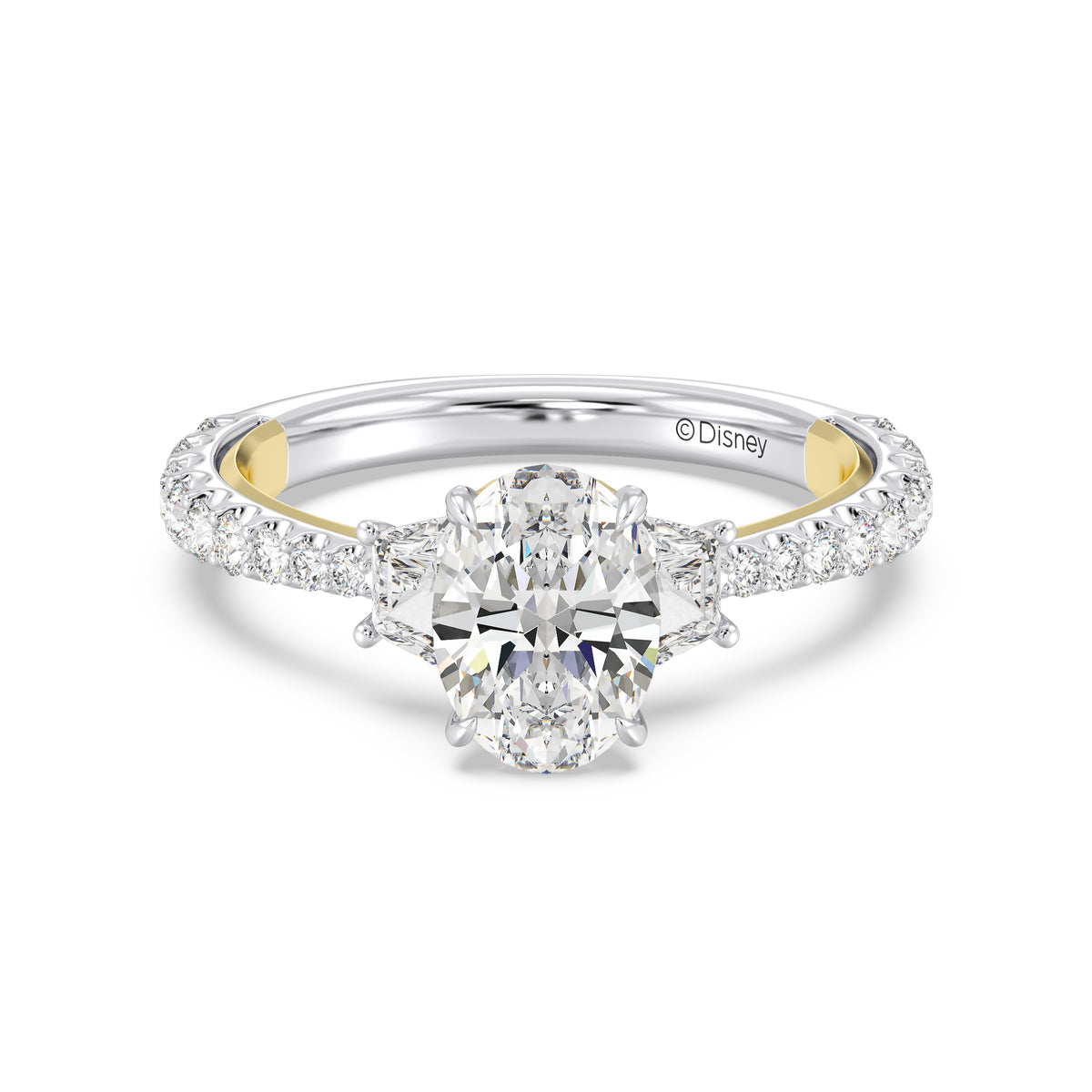 Enchanted Star Lab Grown Diamond And 14K Gold, Disney's Aurora Engagement Ring