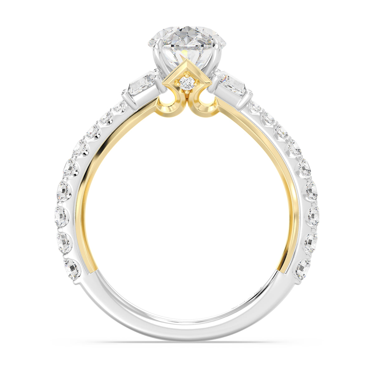 Enchanted Star Lab Grown Diamond And 14K Gold, Disney's Aurora Engagement Ring