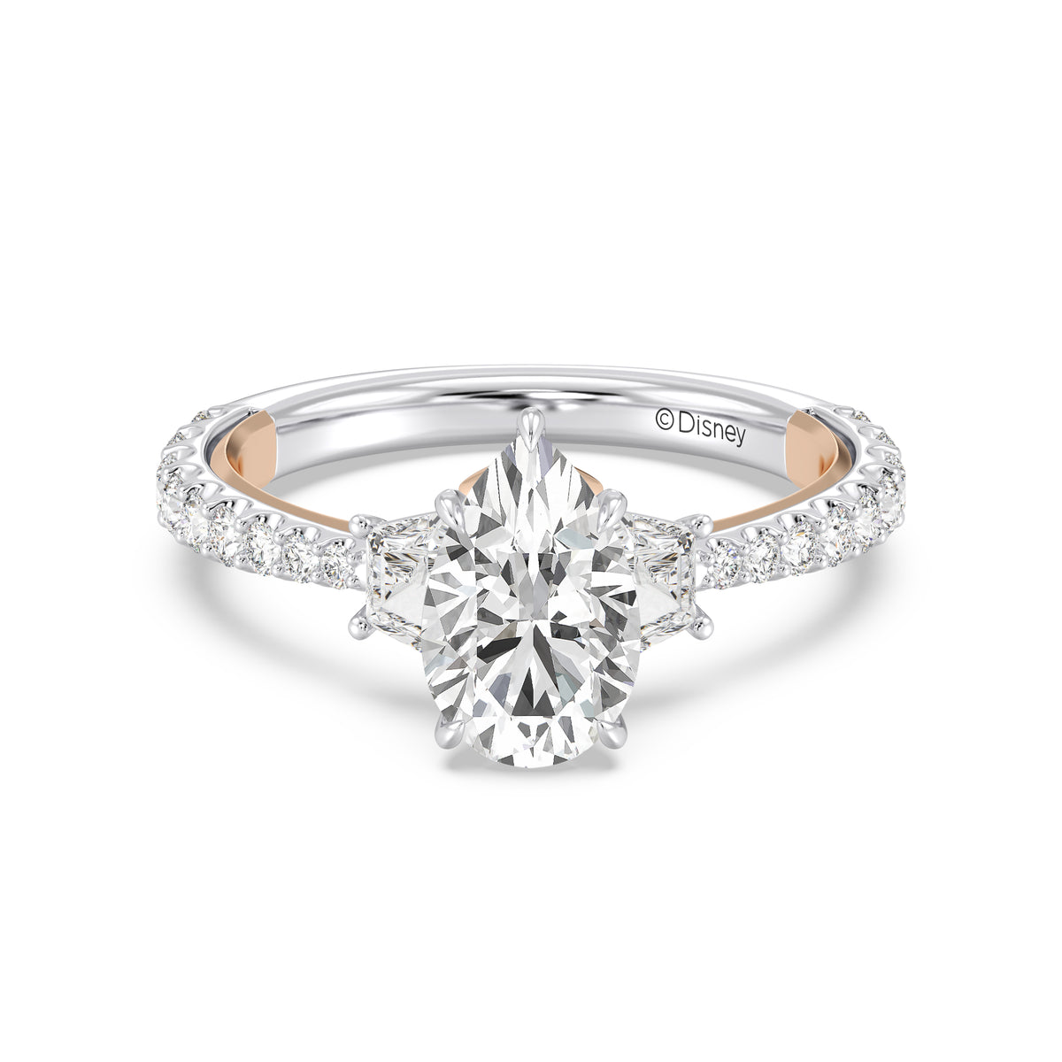 Enchanted Star Lab Grown Diamond And 14K Gold, Disney's Aurora Engagement Ring