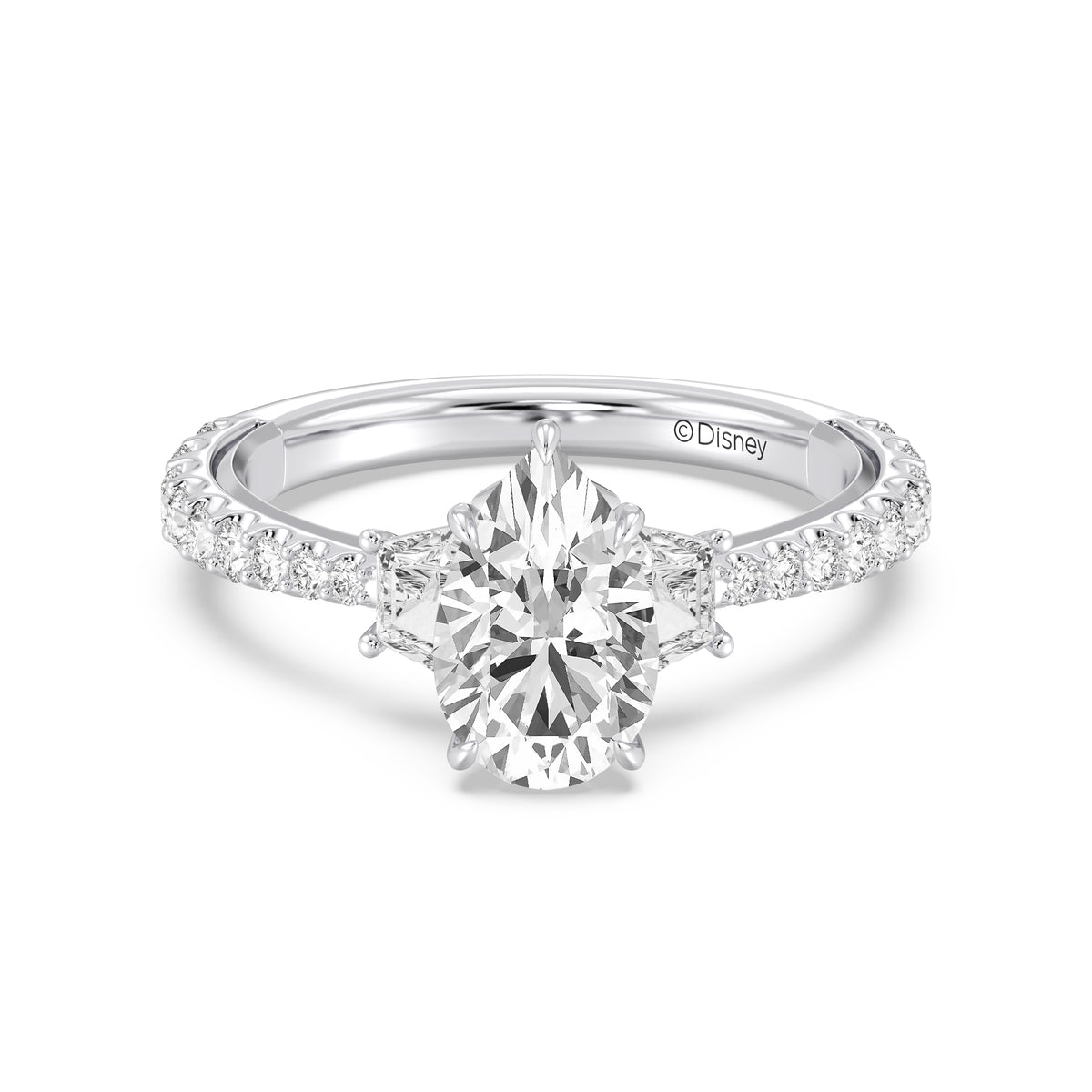 Enchanted Star Lab Grown Diamond And 14K Gold, Disney's Aurora Engagement Ring