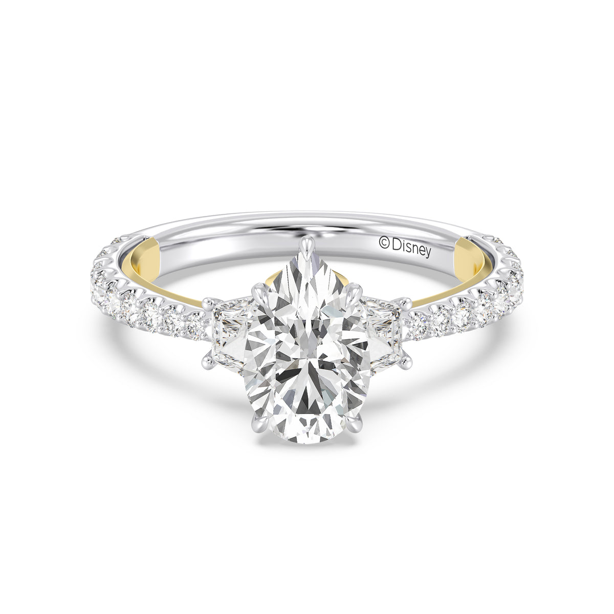 Enchanted Star Lab Grown Diamond And 14K Gold, Disney's Aurora Engagement Ring