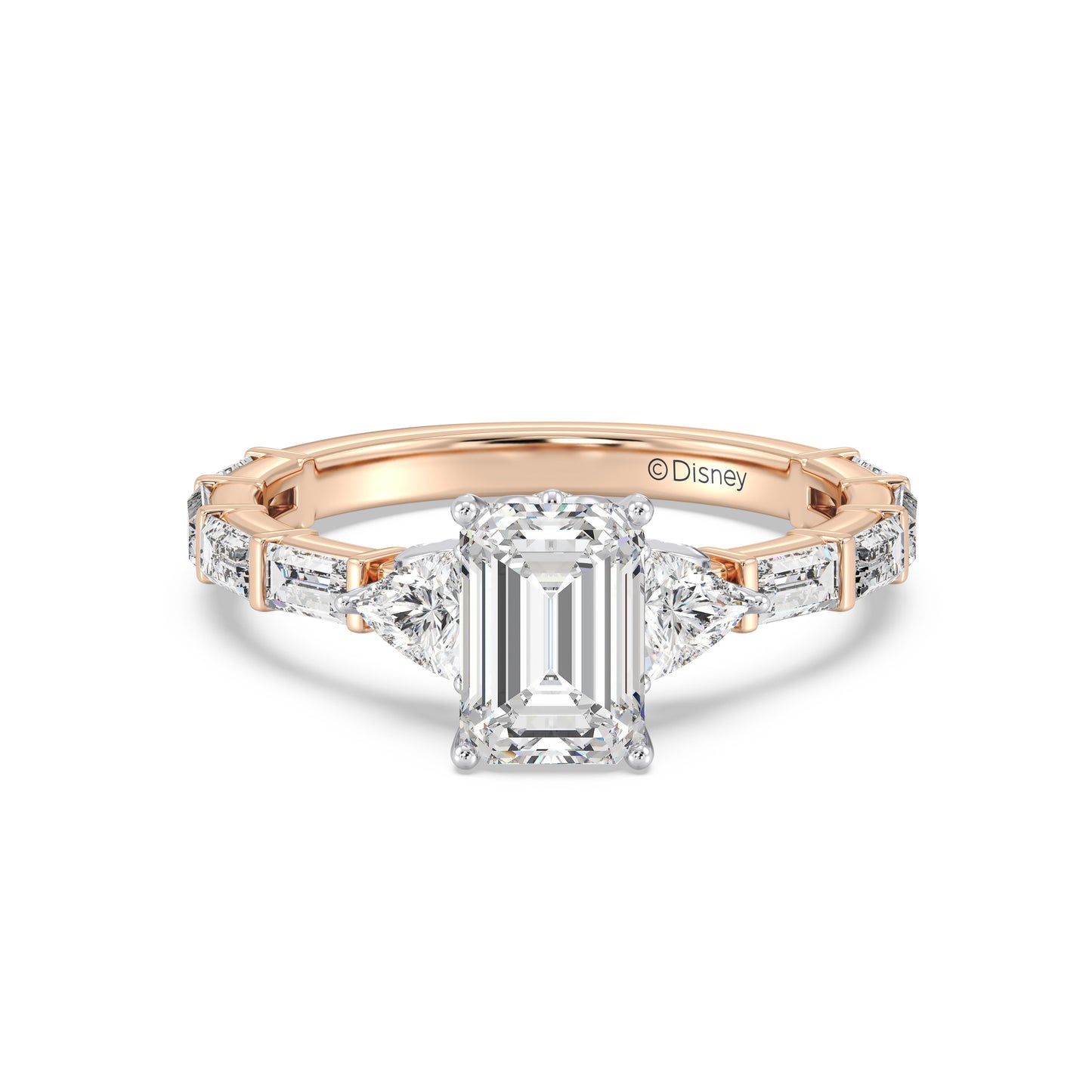 Enchanted Star Lab Grown Diamond And 14K Gold, Disney's Cinderella Engagement Ring