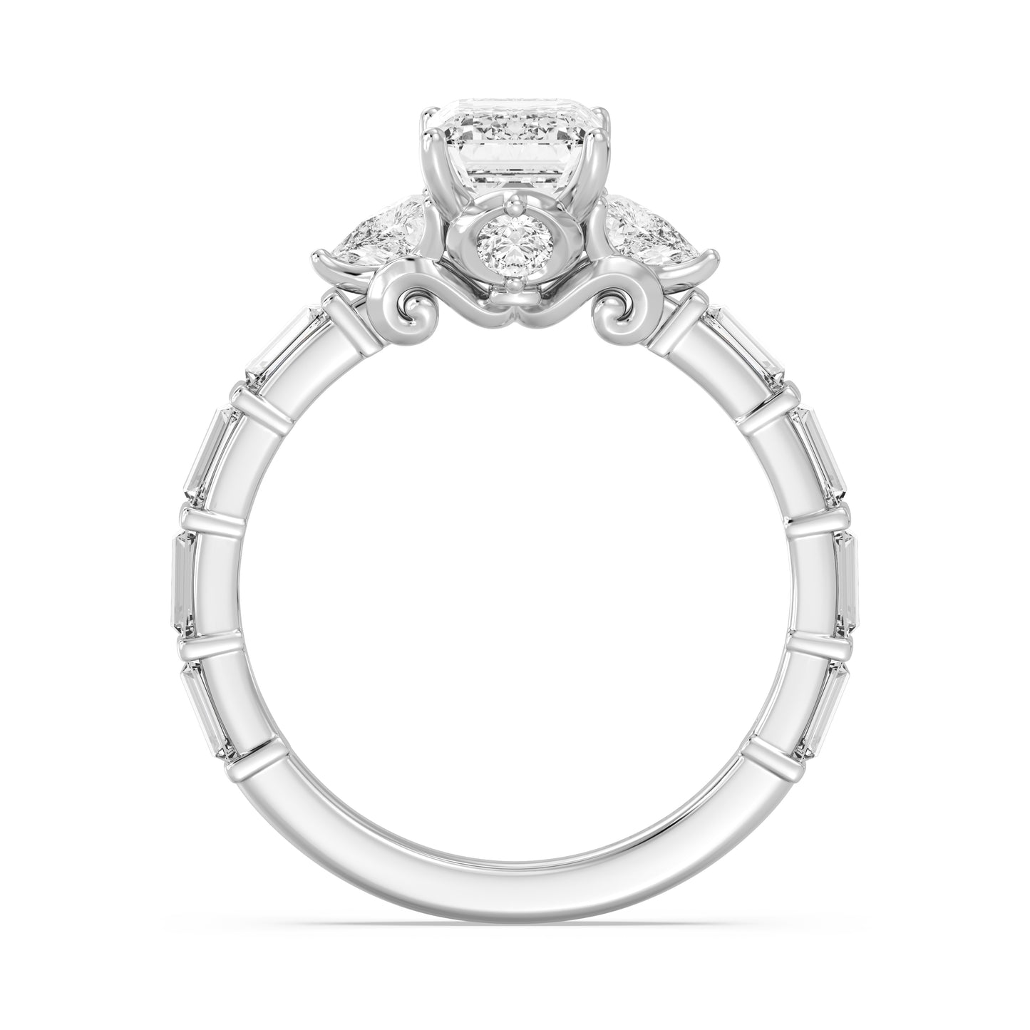 Enchanted Star Lab Grown Diamond And 14K Gold, Disney's Cinderella Engagement Ring