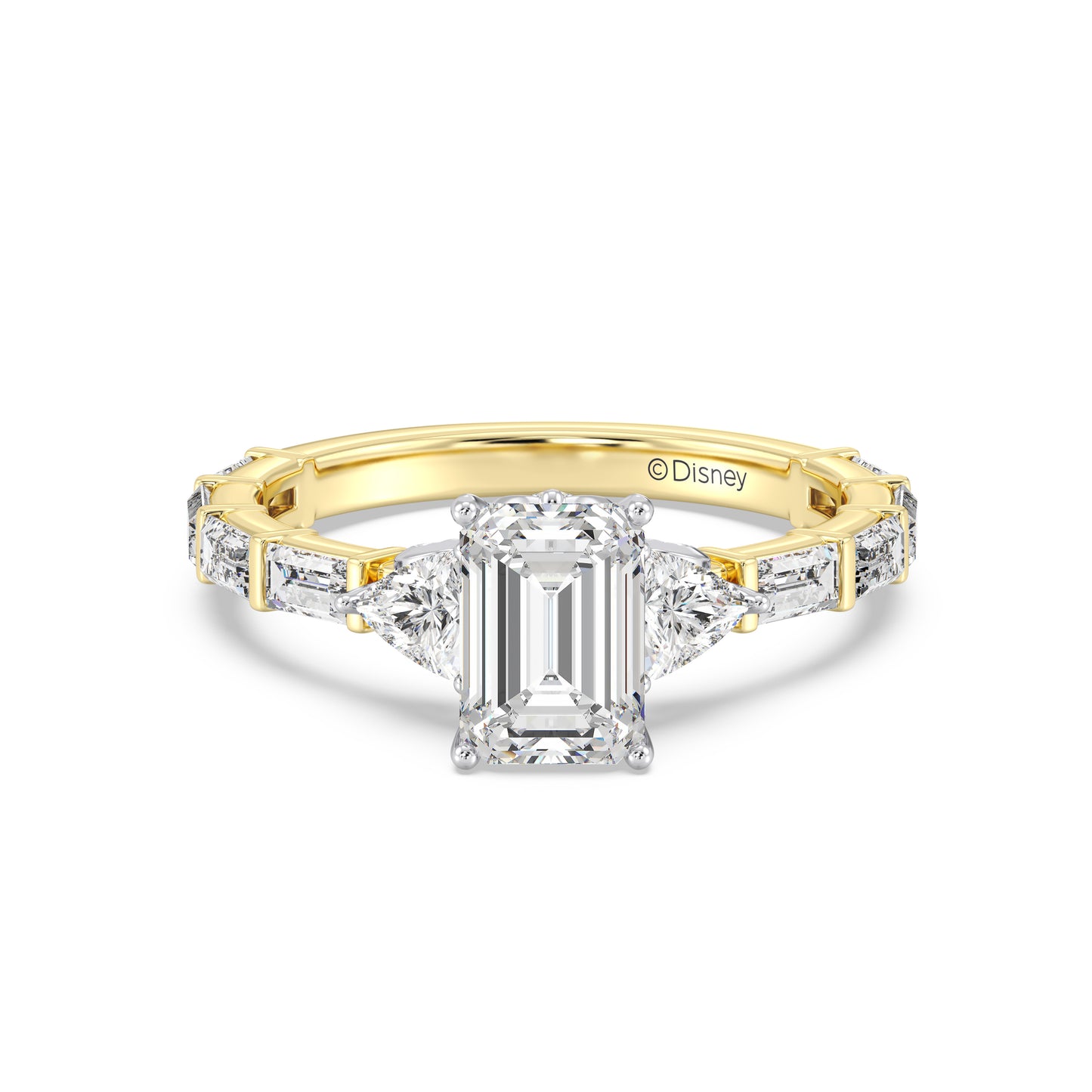 Enchanted Star Lab Grown Diamond And 14K Gold, Disney's Cinderella Engagement Ring
