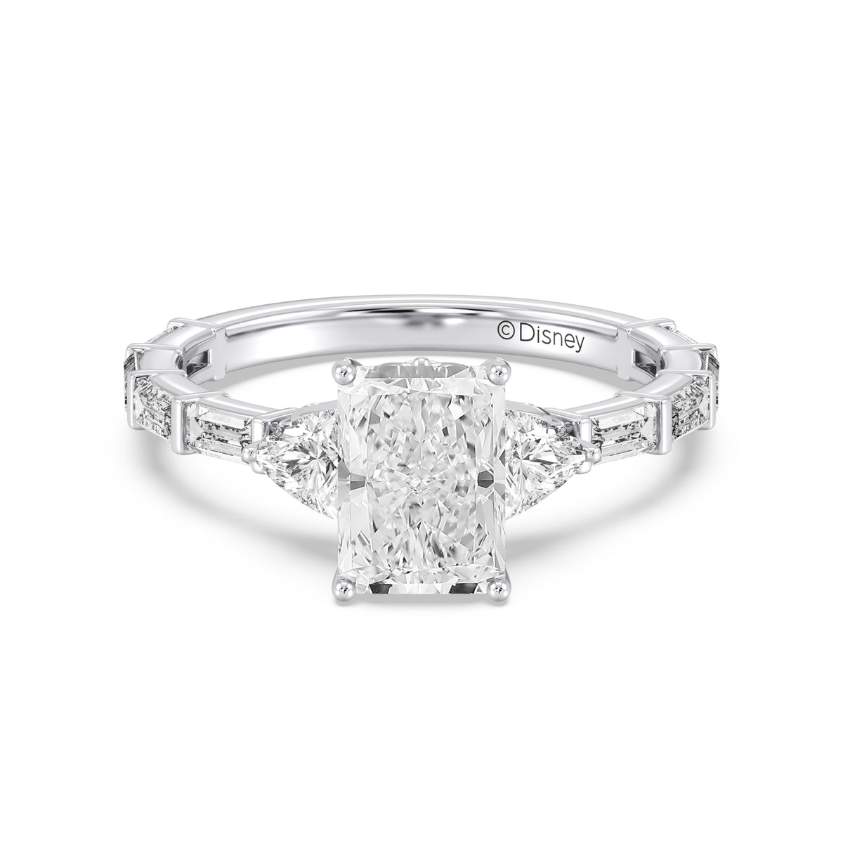 Enchanted Star Lab Grown Diamond And 14K Gold, Disney's Cinderella Engagement Ring