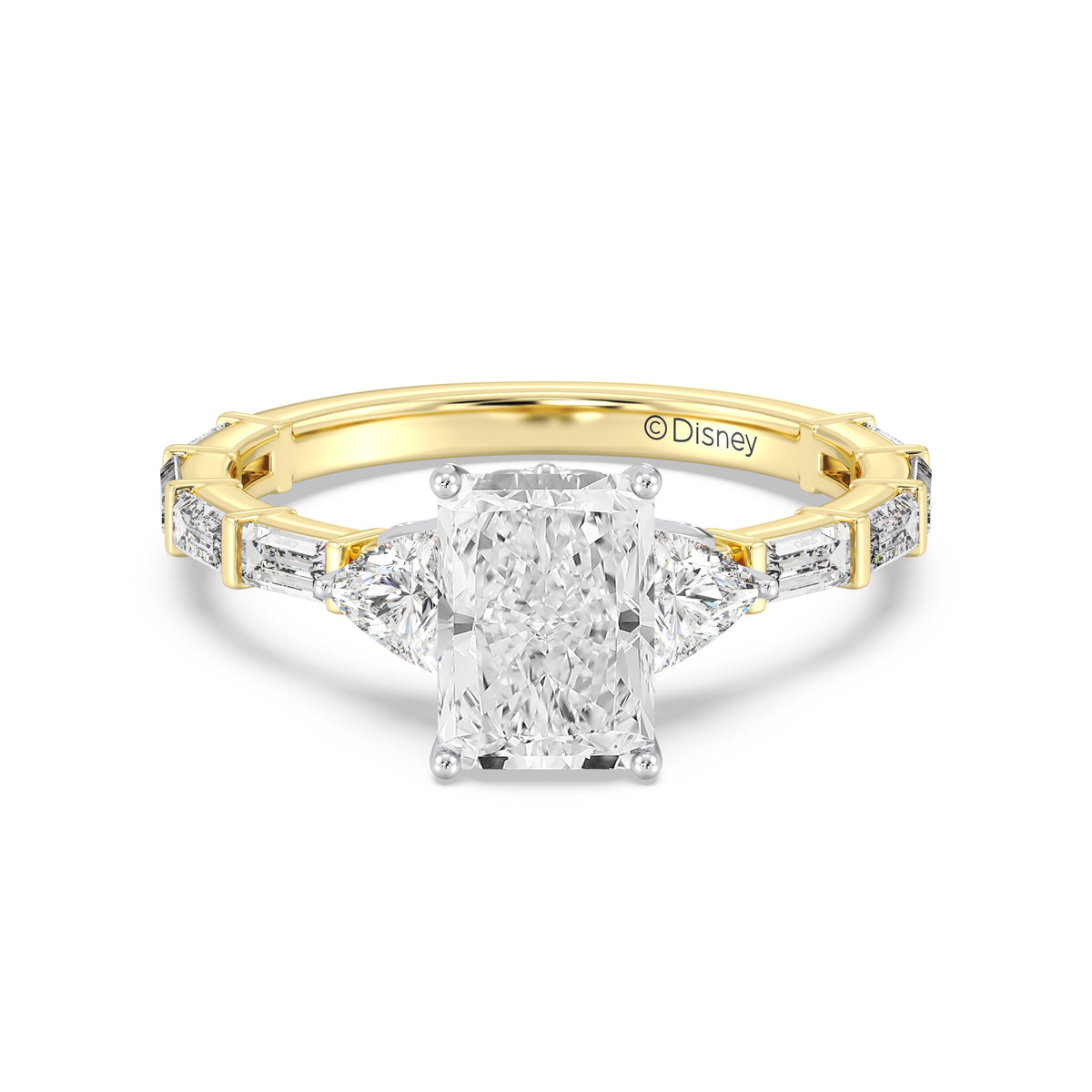 Enchanted Star Lab Grown Diamond And 14K Gold, Disney's Cinderella Engagement Ring