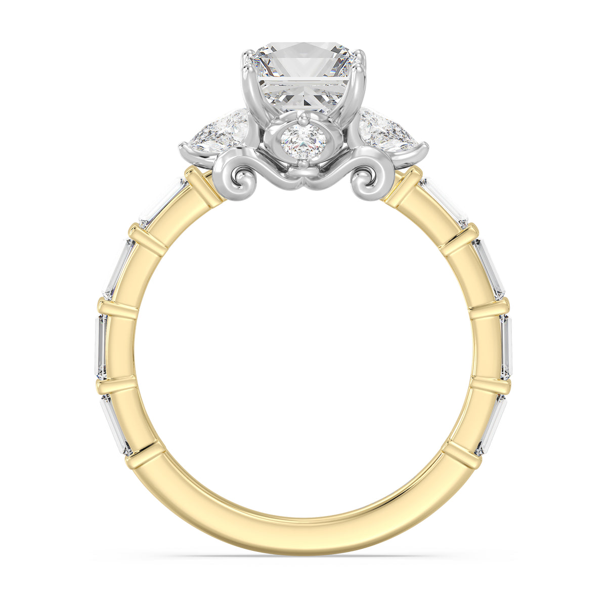 Enchanted Star Lab Grown Diamond And 14K Gold, Disney's Cinderella Engagement Ring