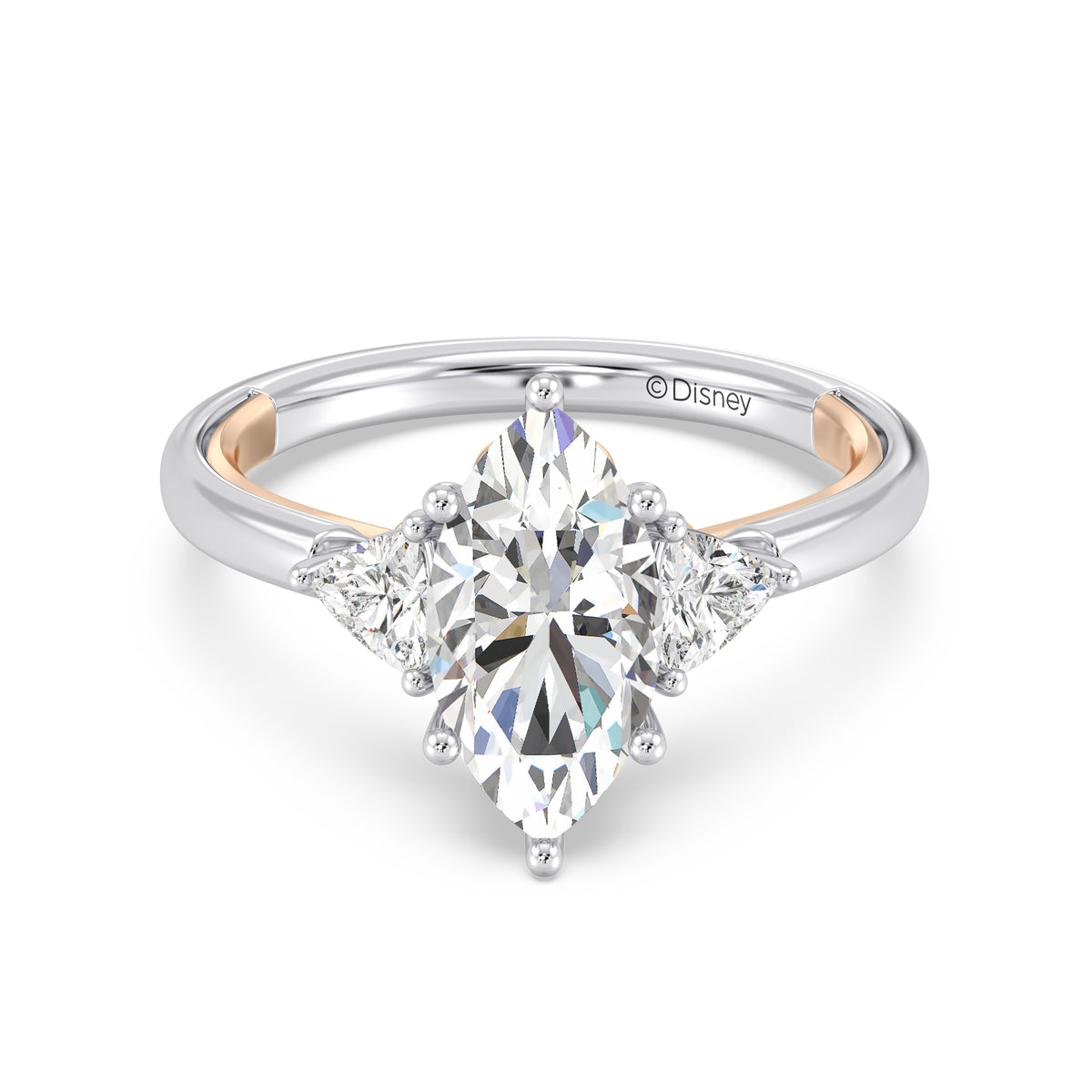 Enchanted Star Lab Grown Diamond And 14K Gold, Disney's Ariel Engagement Ring