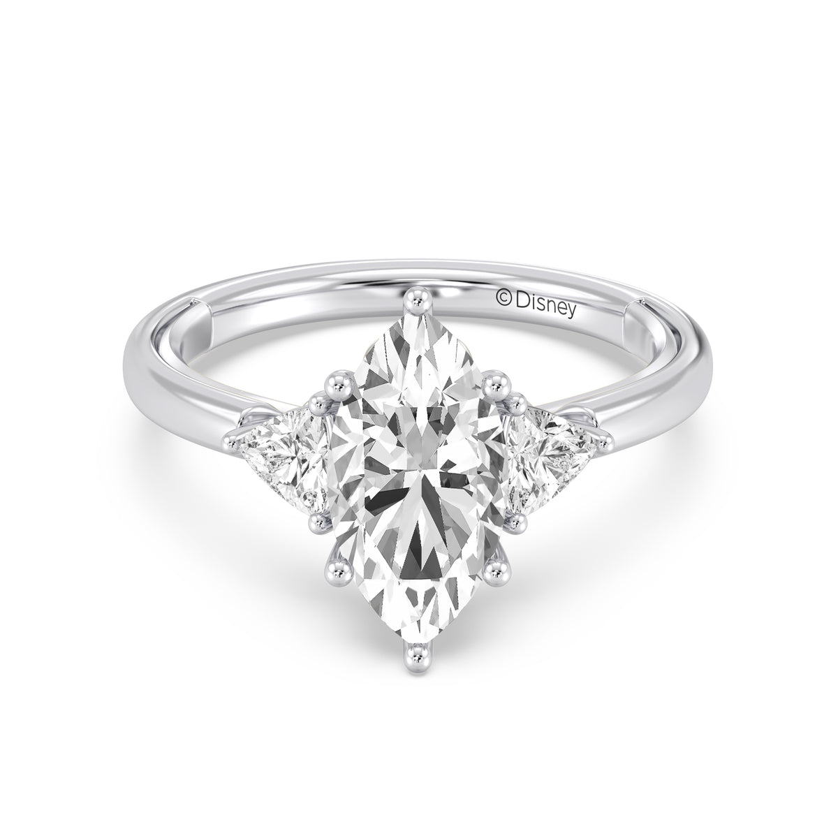 Enchanted Star Lab Grown Diamond And 14K Gold, Disney's Ariel Engagement Ring