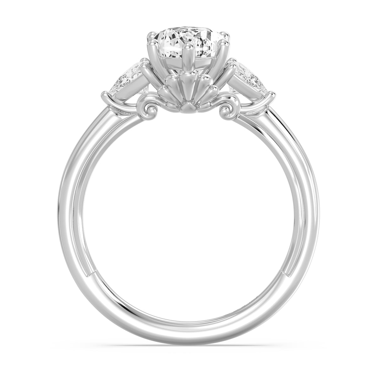 Enchanted Star Lab Grown Diamond And 14K Gold, Disney's Ariel Engagement Ring