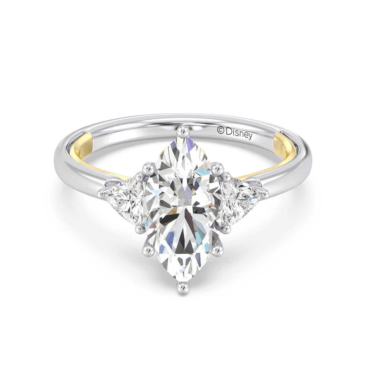 Enchanted Star Lab Grown Diamond And 14K Gold, Disney's Ariel Engagement Ring