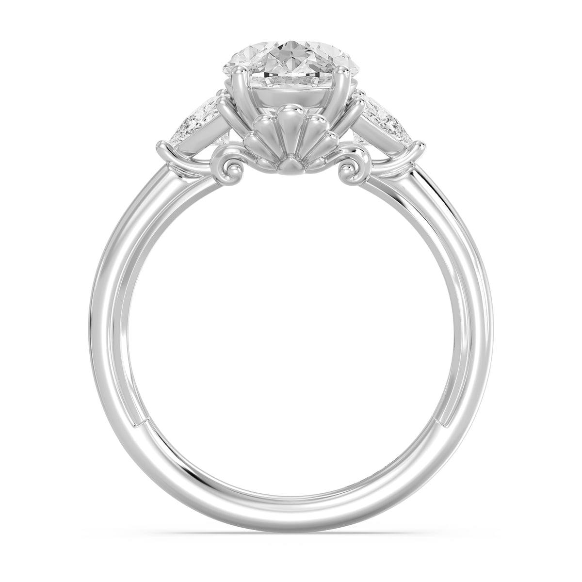 Enchanted Star Lab Grown Diamond And 14K Gold, Disney's Ariel Engagement Ring