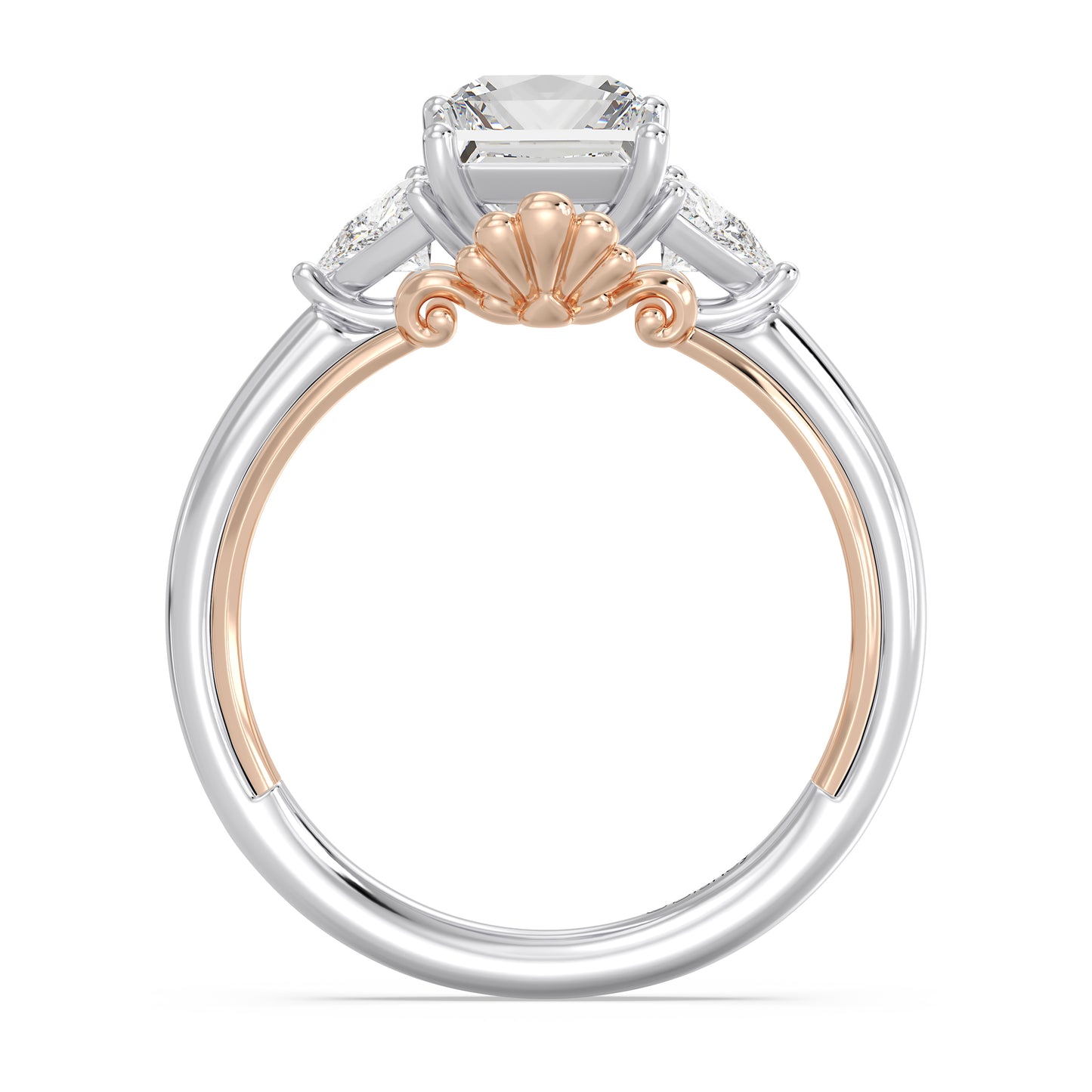 Enchanted Star Lab Grown Diamond And 14K Gold, Disney's Ariel Engagement Ring