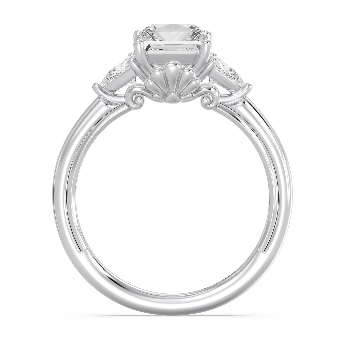Enchanted Star Lab Grown Diamond And 14K Gold, Disney's Ariel Engagement Ring