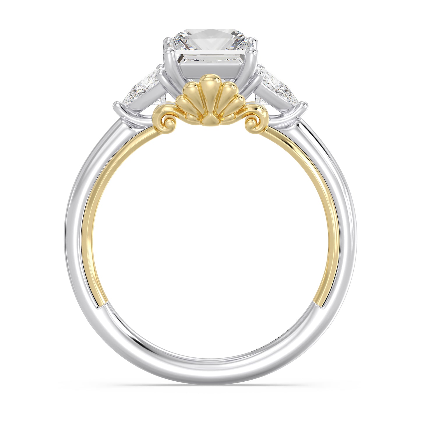 Enchanted Star Lab Grown Diamond And 14K Gold, Disney's Ariel Engagement Ring