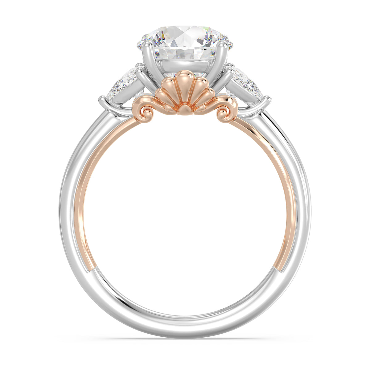 Enchanted Star Lab Grown Diamond And 14K Gold, Disney's Ariel Engagement Ring