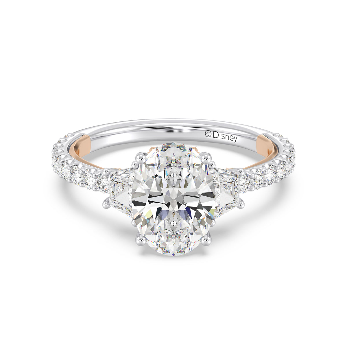 Enchanted Star Lab Grown Diamond And 14K Gold, Disney's Ariel Shell Engagement Ring