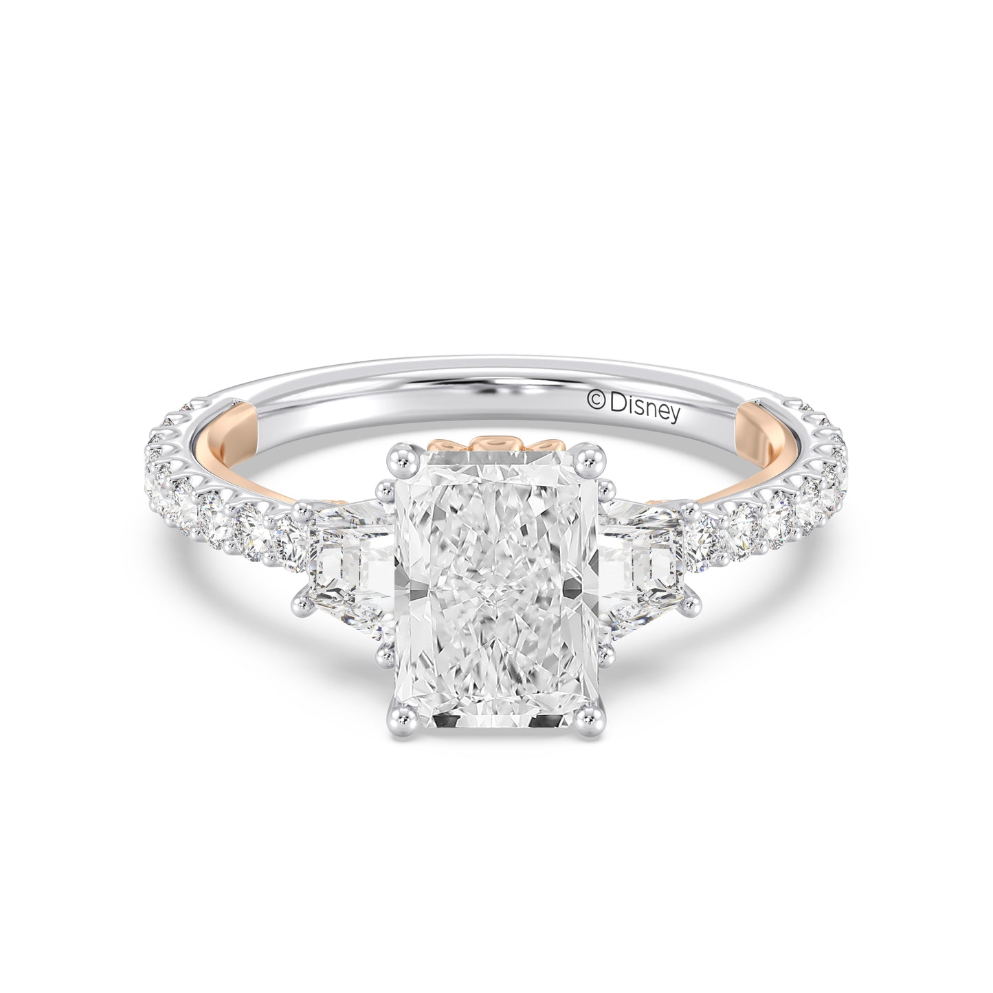Enchanted Star Lab Grown Diamond And 14K Gold, Disney's Ariel Shell Engagement Ring