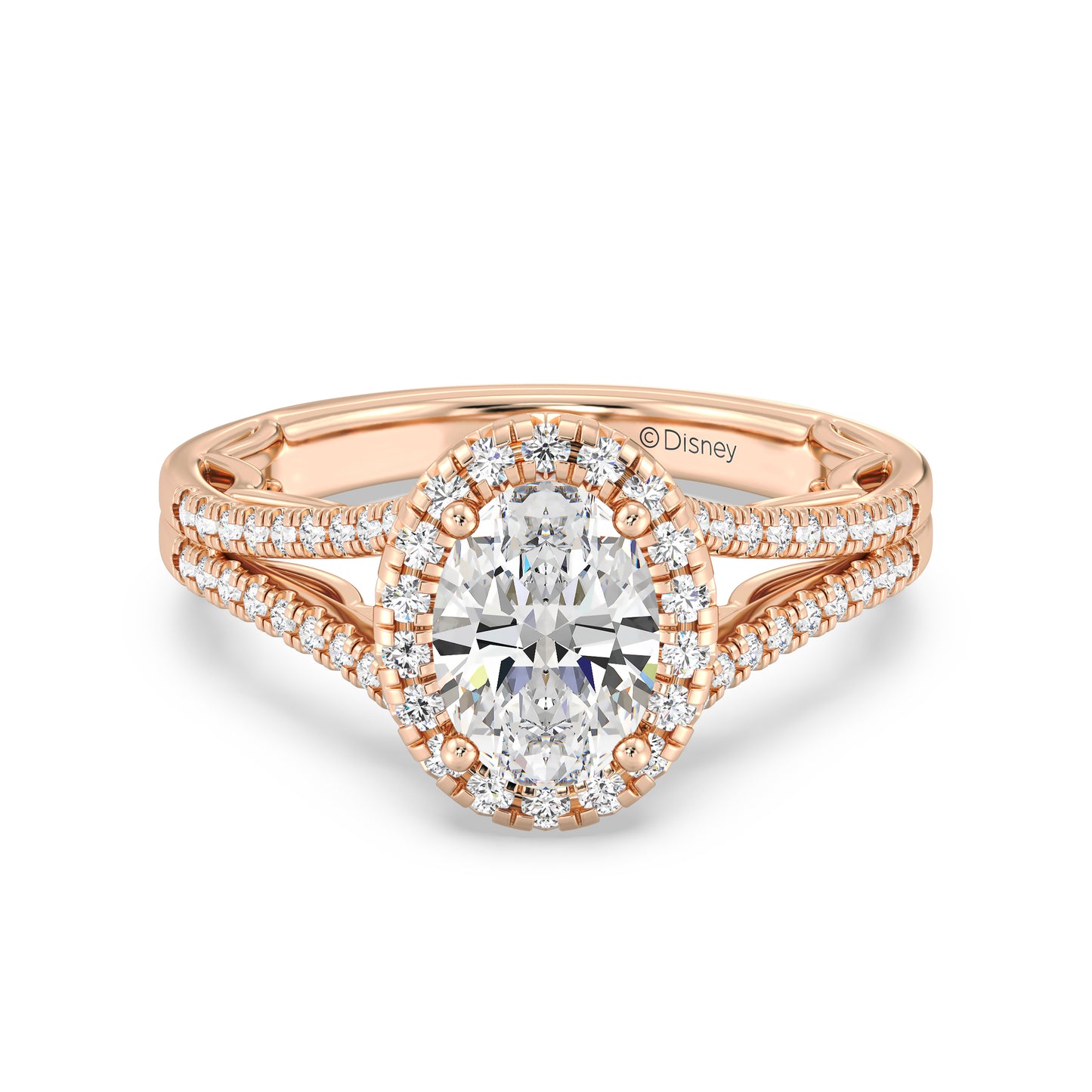 Enchanted Star Lab Grown Diamond 14K Gold Cinderella Engagement Ring Set