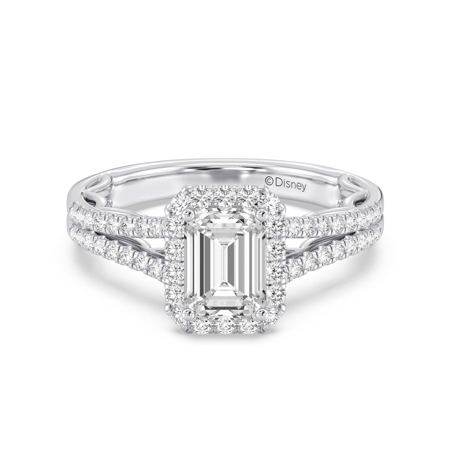 Enchanted Star Lab Grown Diamond 14K Gold Cinderella Engagement Ring Set