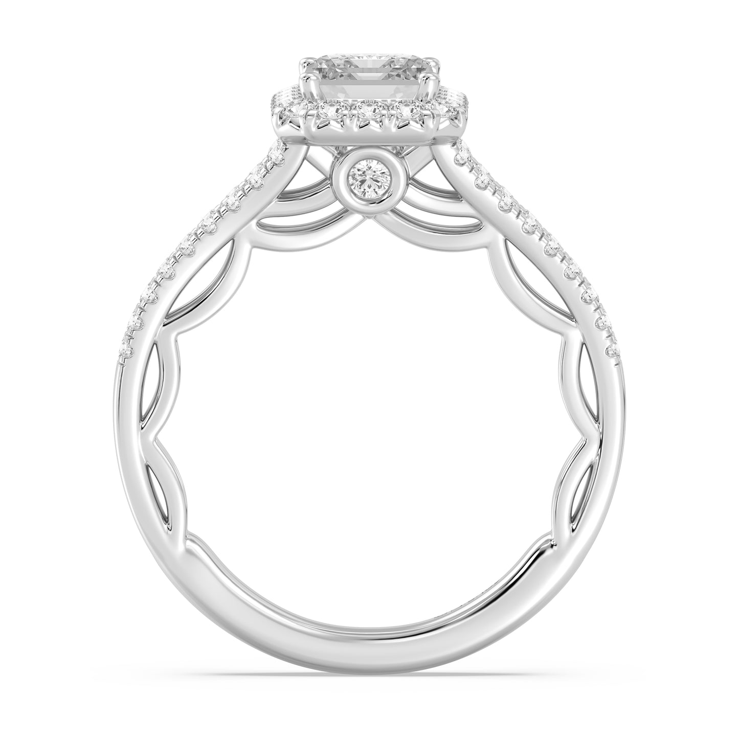 Enchanted Star Lab Grown Diamond 14K Gold Cinderella Engagement Ring Set