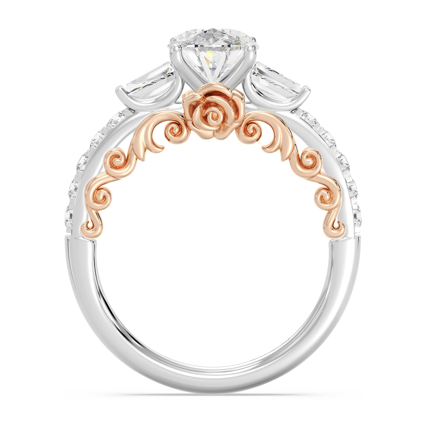 Enchanted Star Lab Grown Diamond 14K Gold Belle Gallery Engagement Ring