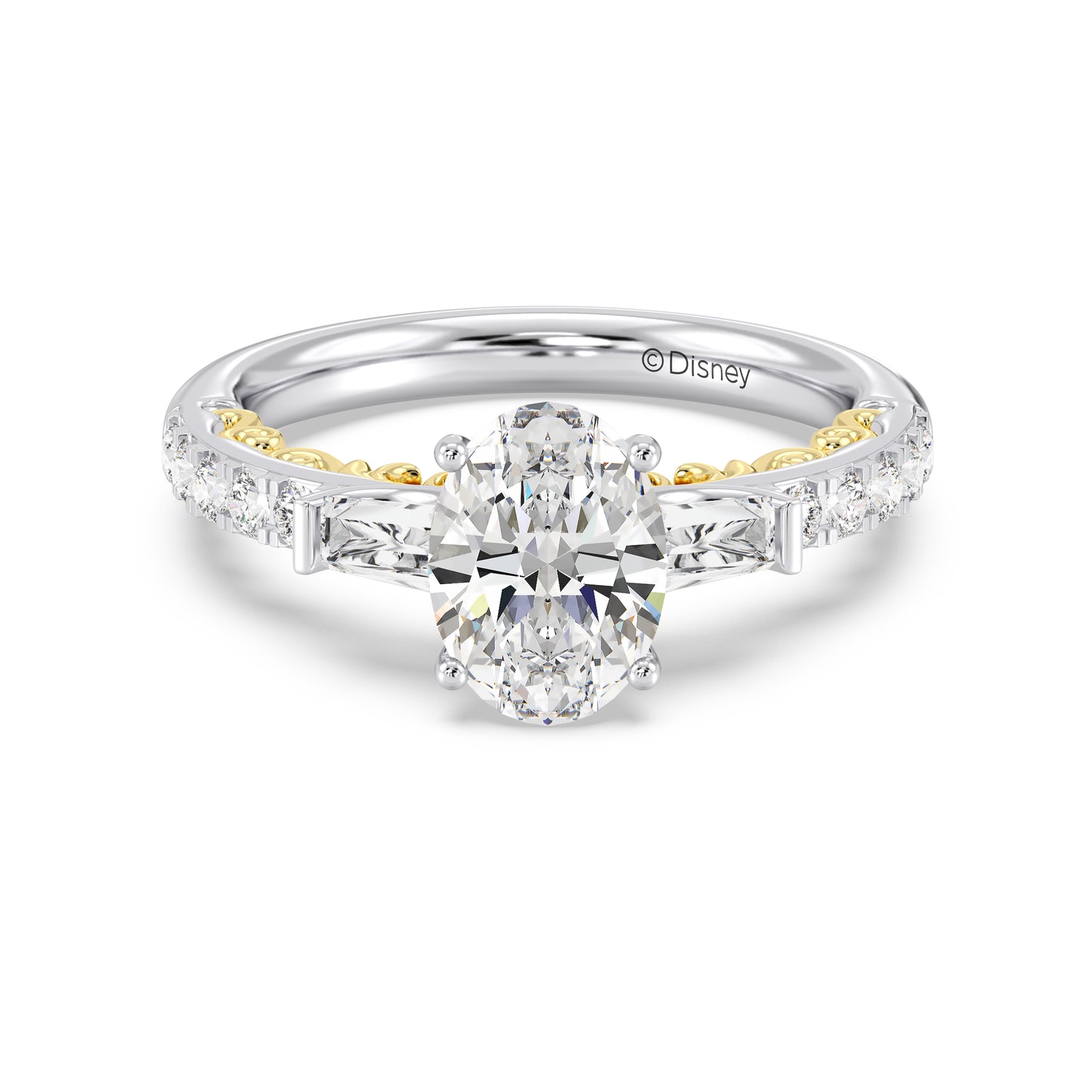 Enchanted Star Lab Grown Diamond 14K Gold Belle Gallery Engagement Ring
