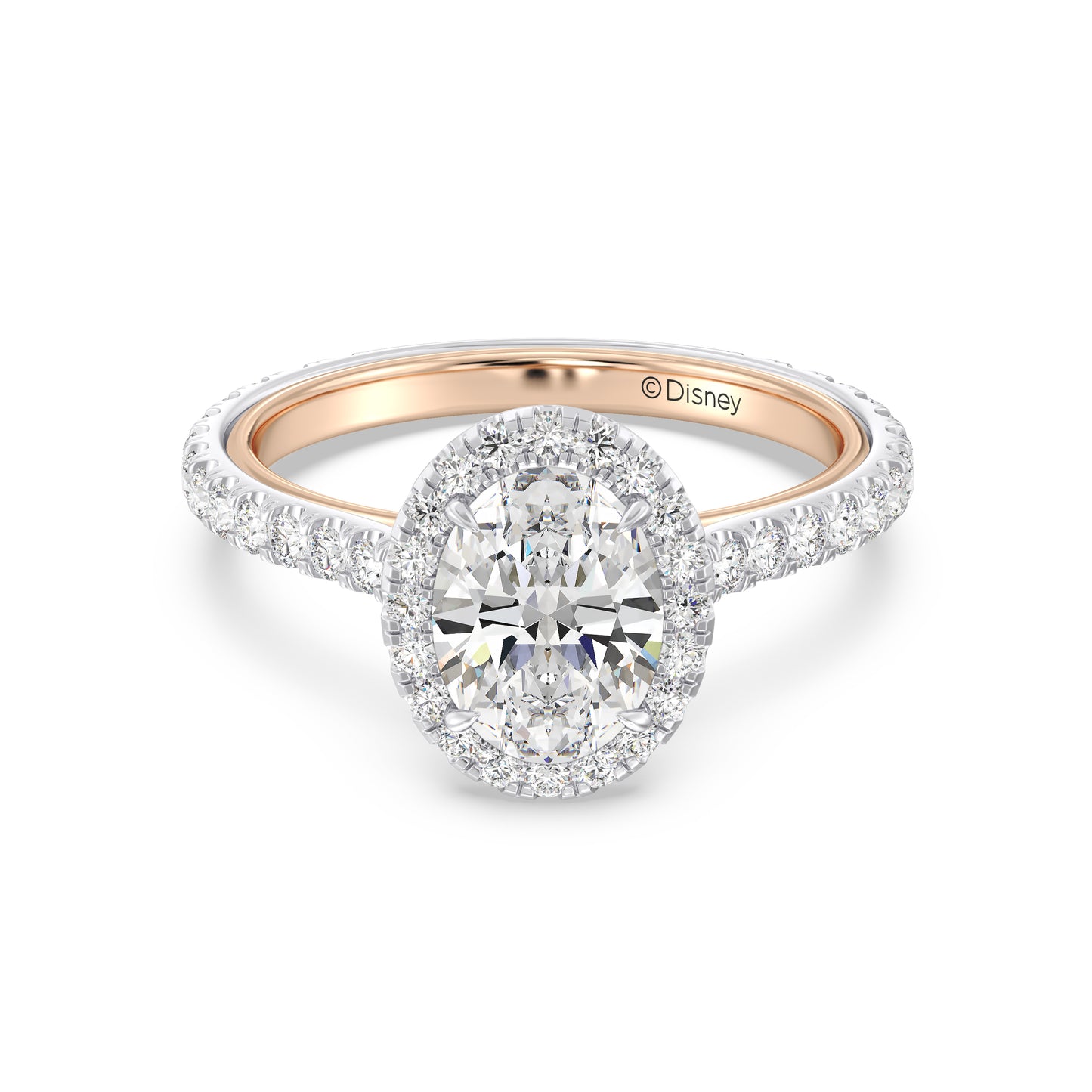 Enchanted Star Lab Grown Diamond 14K Gold Jasmine Halo Engagement Ring
