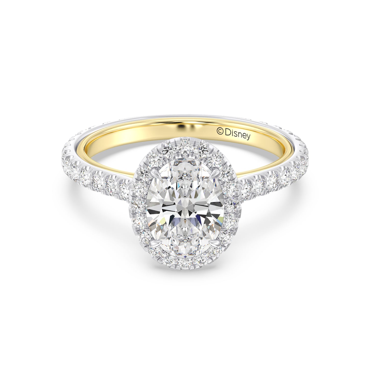 Enchanted Star Lab Grown Diamond 14K Gold Jasmine Halo Engagement Ring