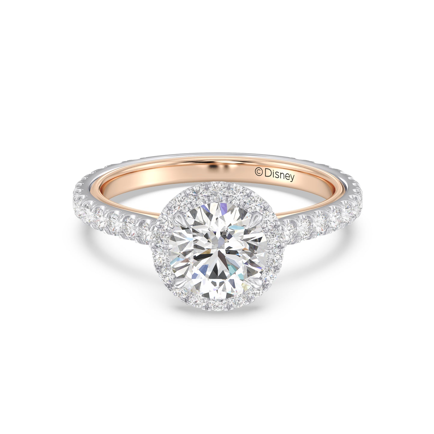 Enchanted Star Lab Grown Diamond 14K Gold Jasmine Halo Engagement Ring