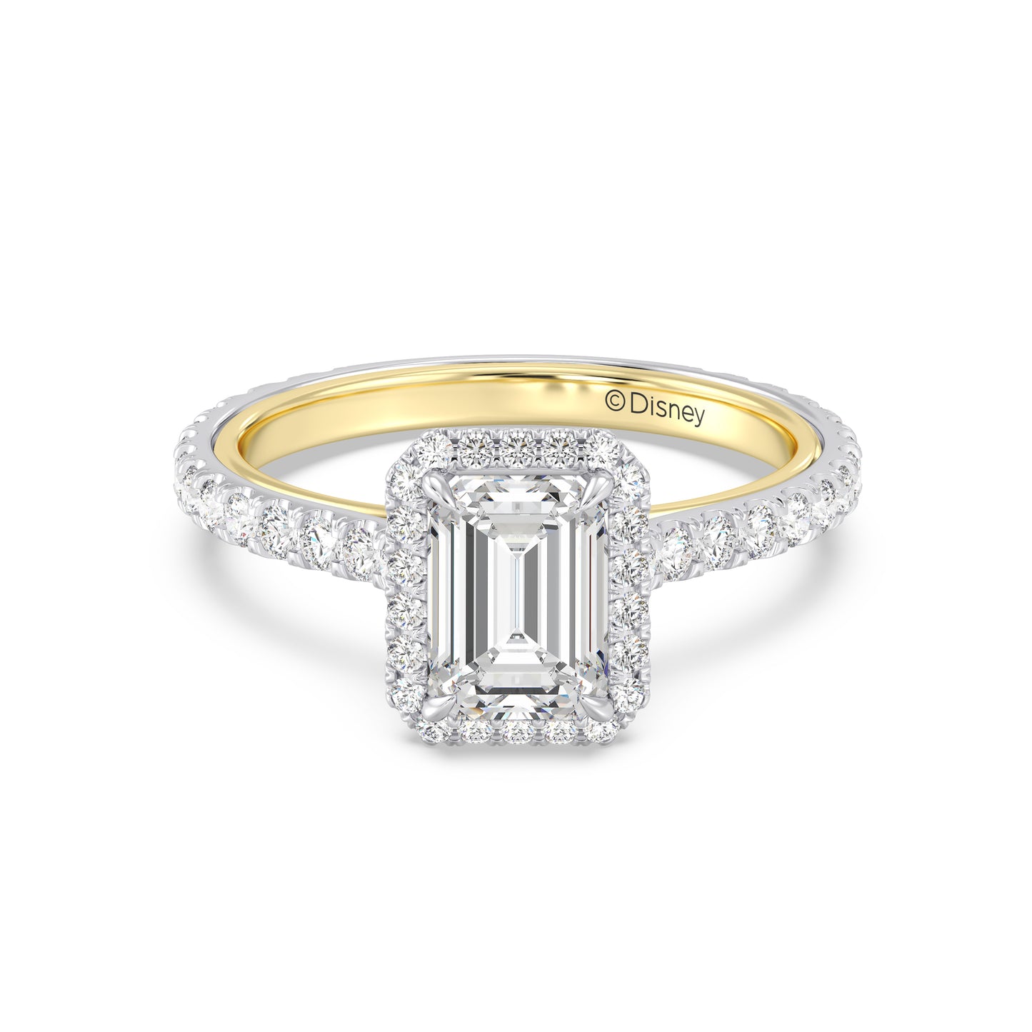Enchanted Star Lab Grown Diamond 14K Gold Jasmine Halo Engagement Ring