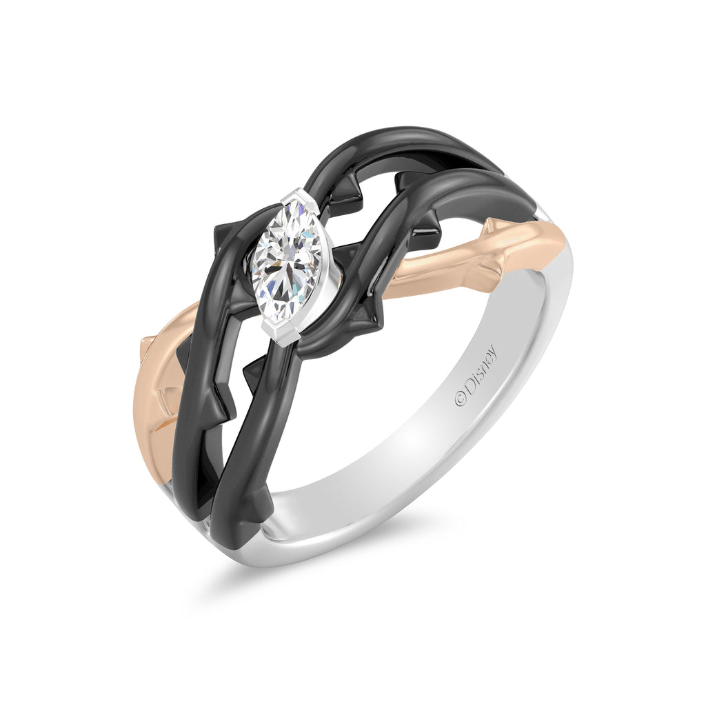 Maleficent Disney Fine Jewelry Zales Black Rose Ring Zales Disney
