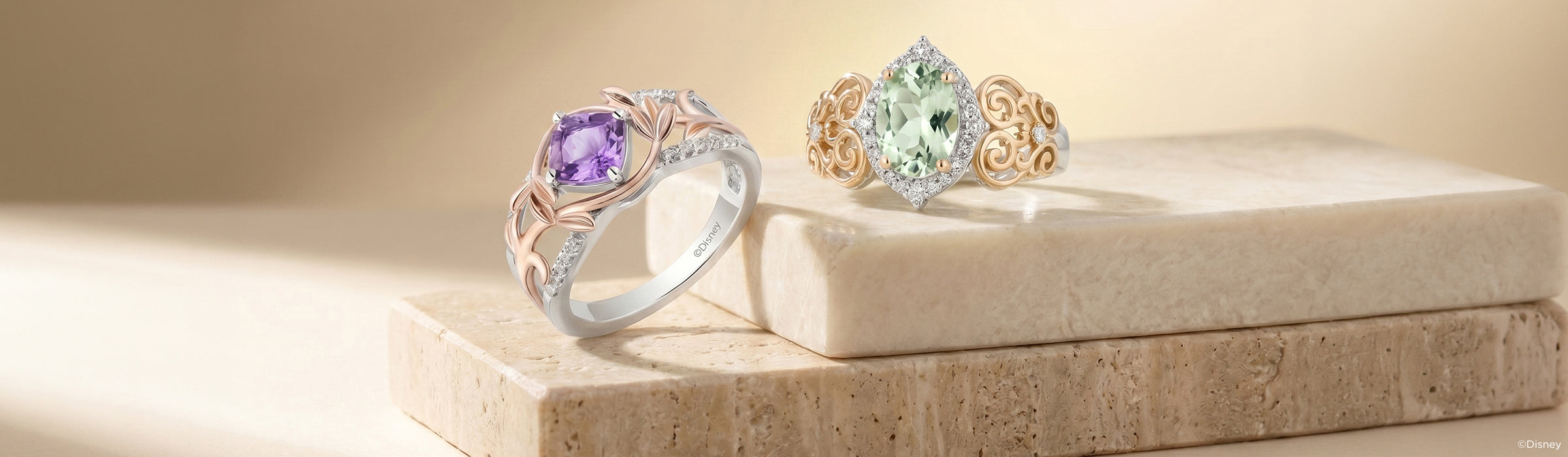 Diamond Right Hand Rings Desktop Banner