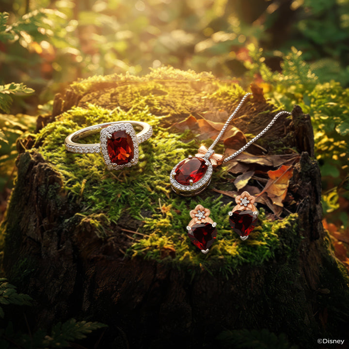 Disney's Snow White Inspired Diamond And Gemstone Jewelry Mobile Banner