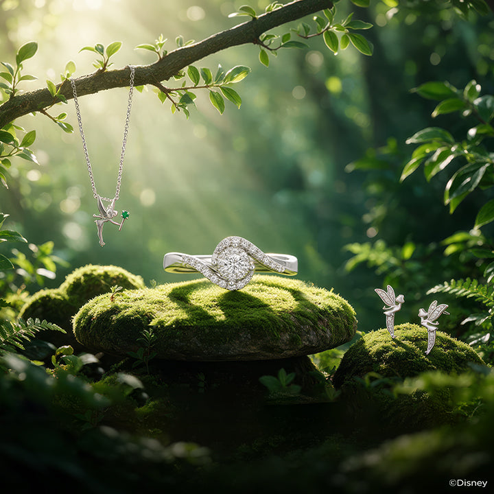 Disney's Tinker Bell Inspired Diamond And Gemstone Jewelry Mobile Banner
