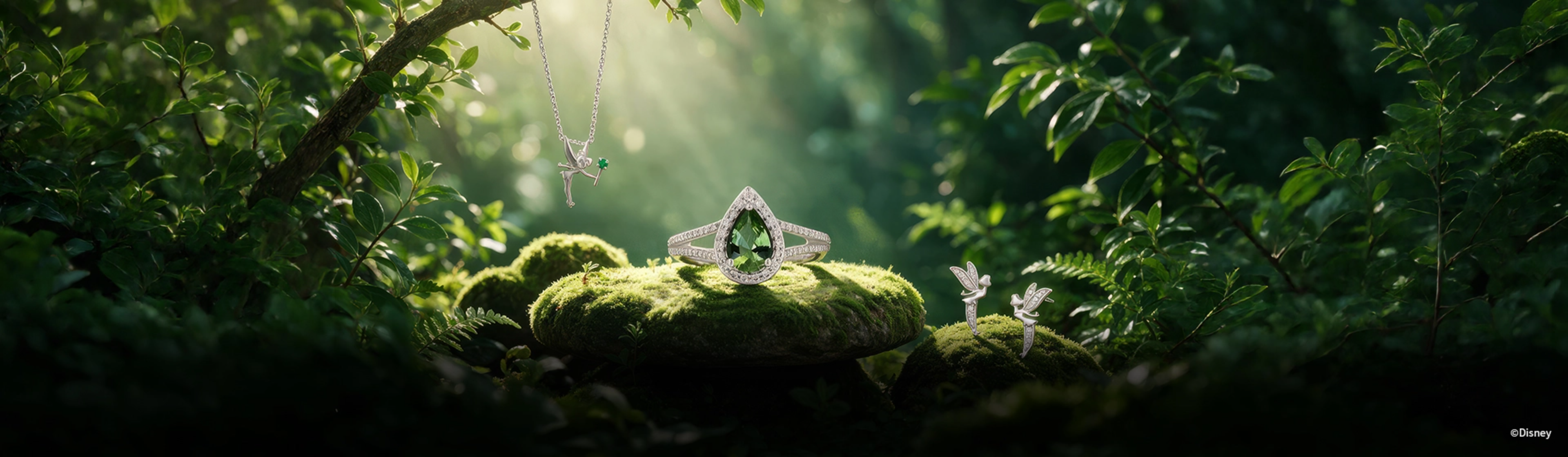 Explore diamond and gemstone rings inspired by Disney's Tinker Bell Desktop Banner
