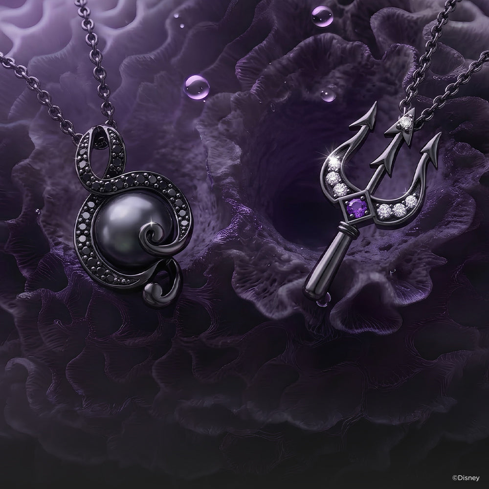 Explore diamond and gemstone necklaces inspired by Disney's Ursula Mobile Banner