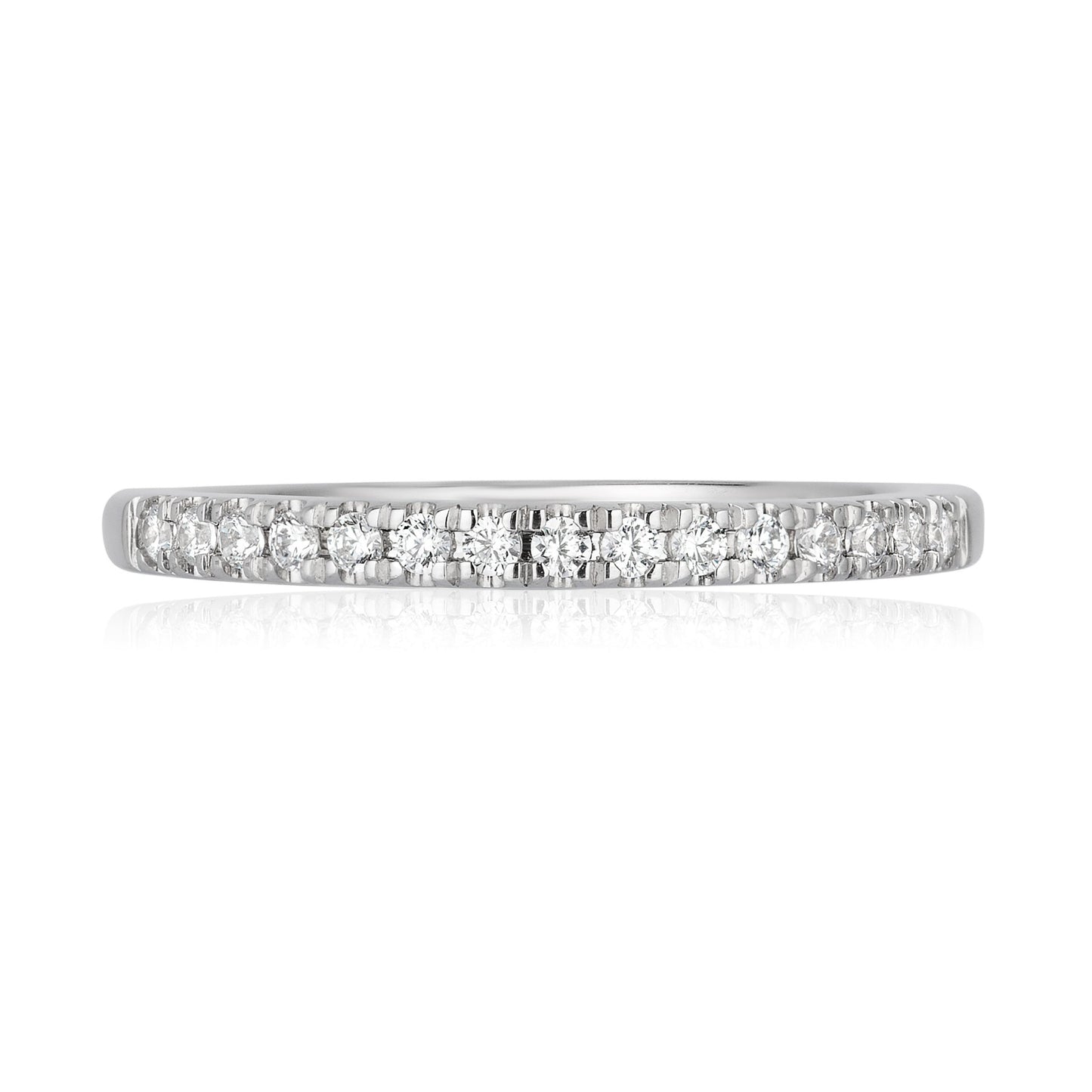 Enchanted Disney Fine Jewelry 14K White Gold and Rose Gold with 1/2 CTTW Ariel Shell Bridal Set
