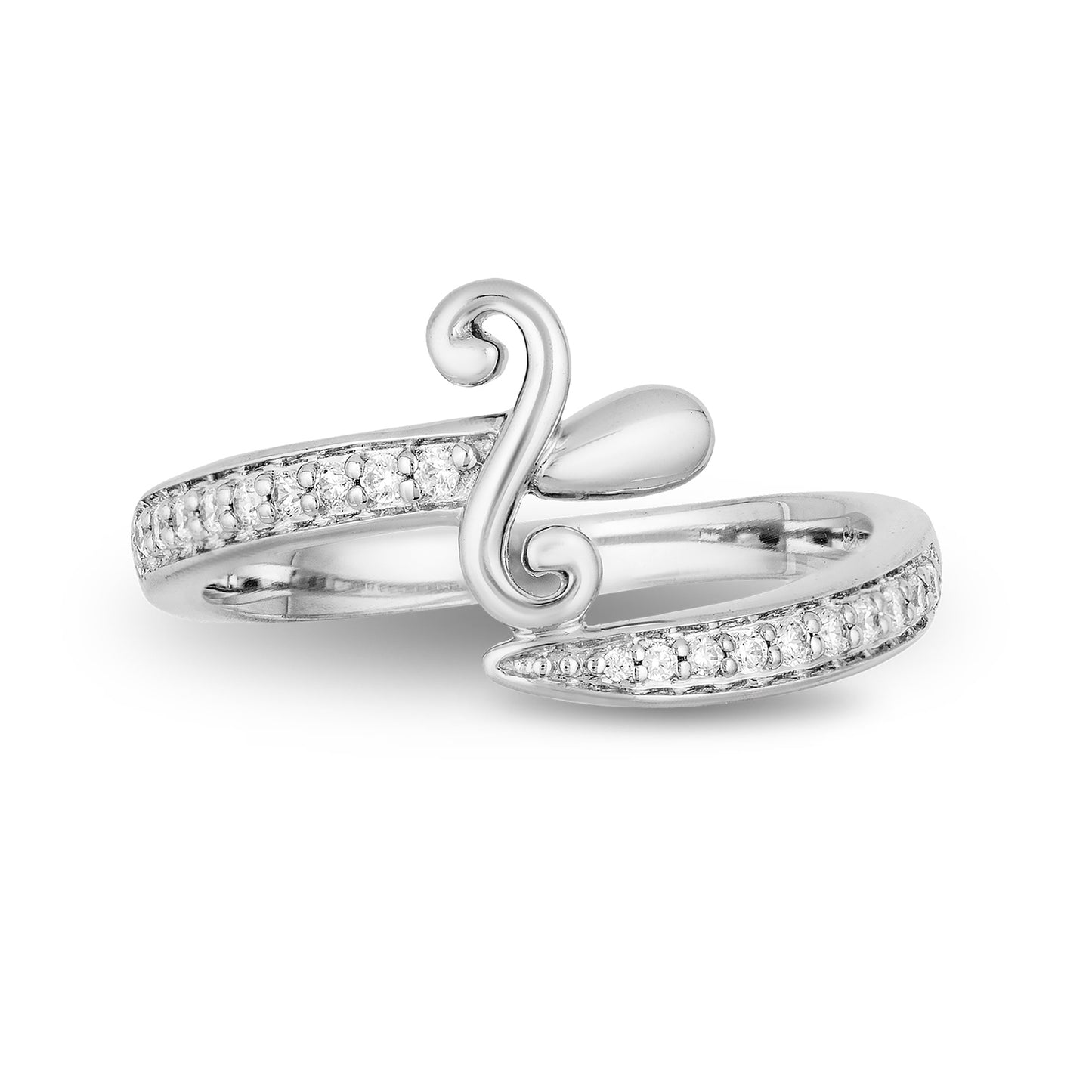 Enchanted Disney Fine Jewelry Sterling Silver 1/8 CTTW Snow White Evil Queen Ring