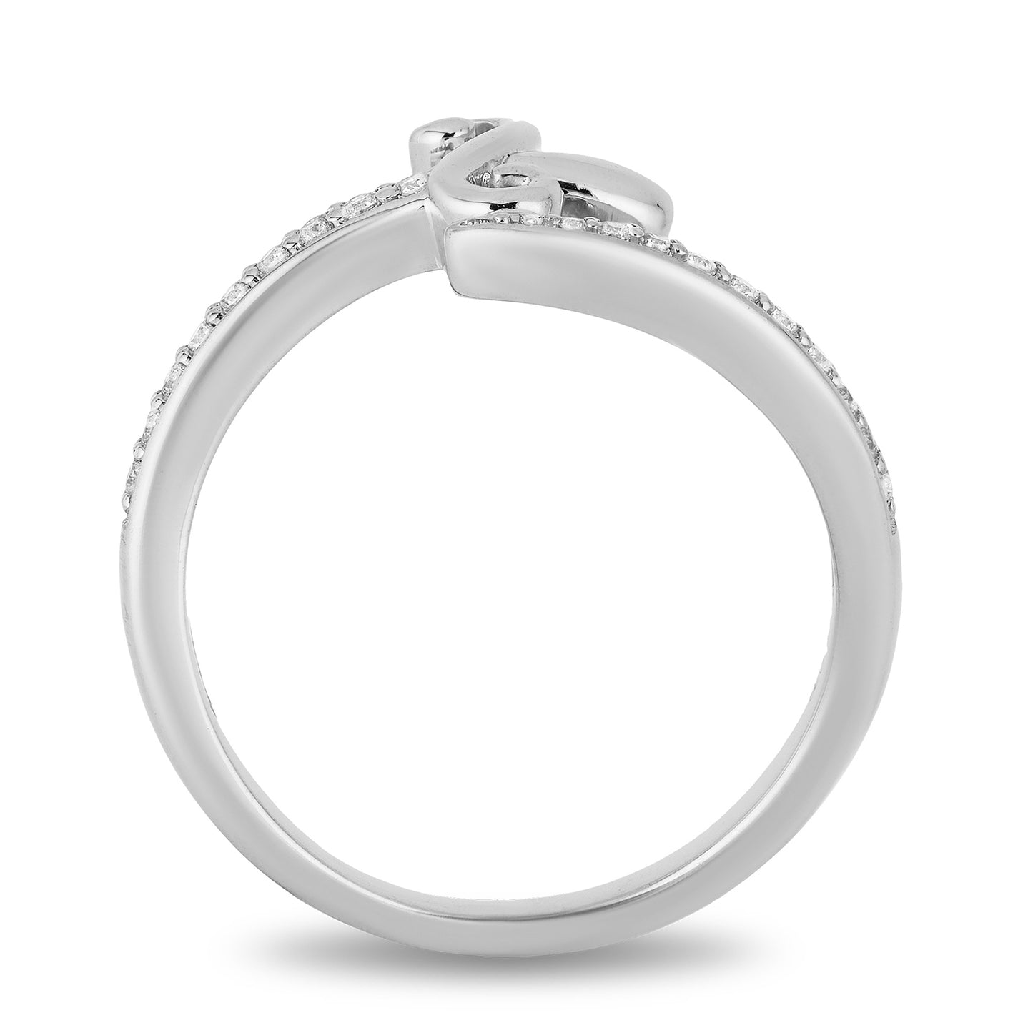 Enchanted Disney Fine Jewelry Sterling Silver 1/8 CTTW Snow White Evil Queen Ring