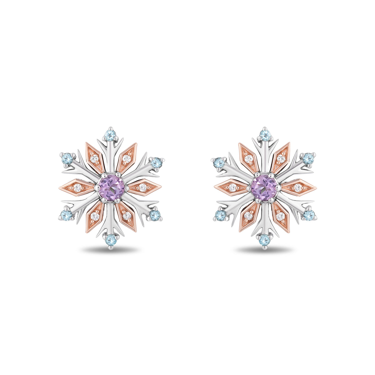 Silver disney earrings discount