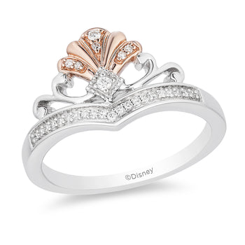 Gold & Diamond Tiara Rings Inspired by Disney Princesses 